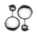 Thigh & Wrist Cuff Set - Black Shipmysextoys