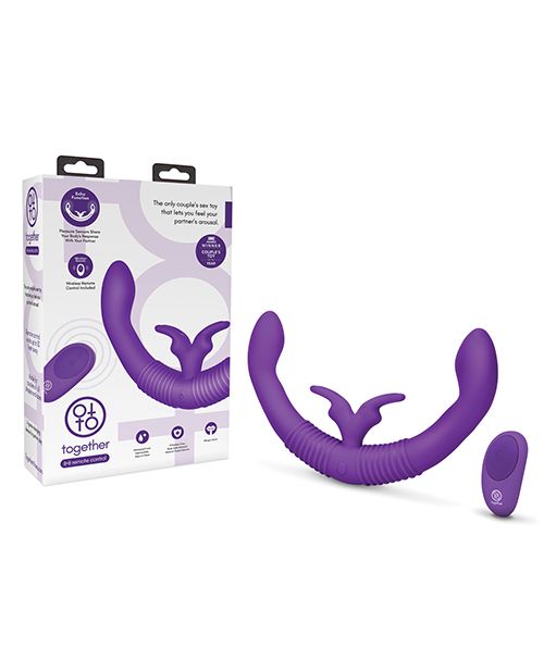 Together Female Intimacy Vibe w/Remote - Purple Shipmysextoys