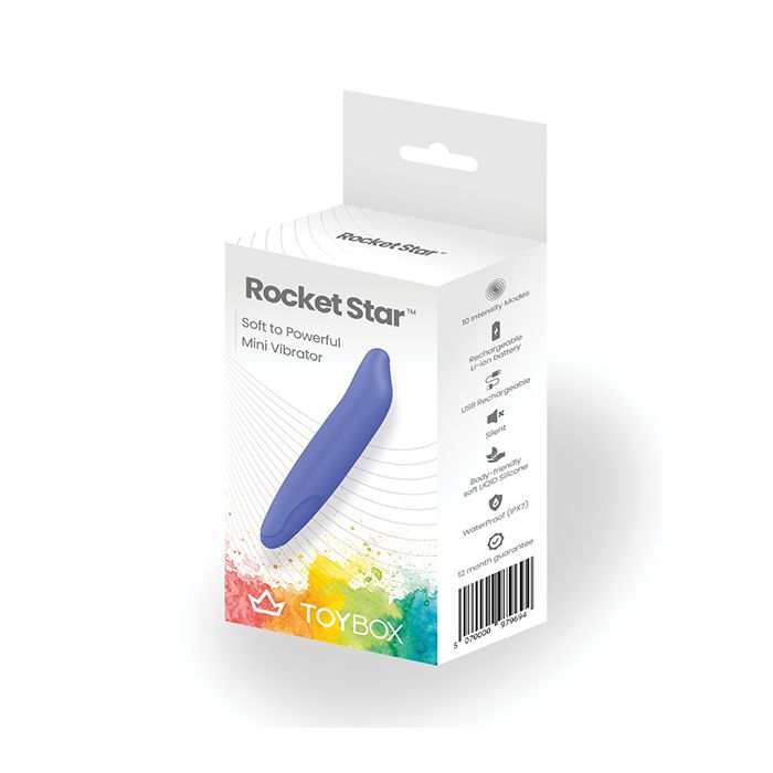 ToyBox Rocket Star Mini Bullet Vibrator Shipmysextoys