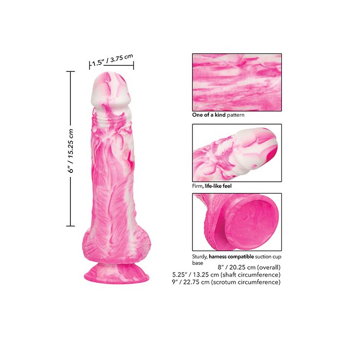 Twisted Love Twisted Silicone Dildo - Pink Shipmysextoys