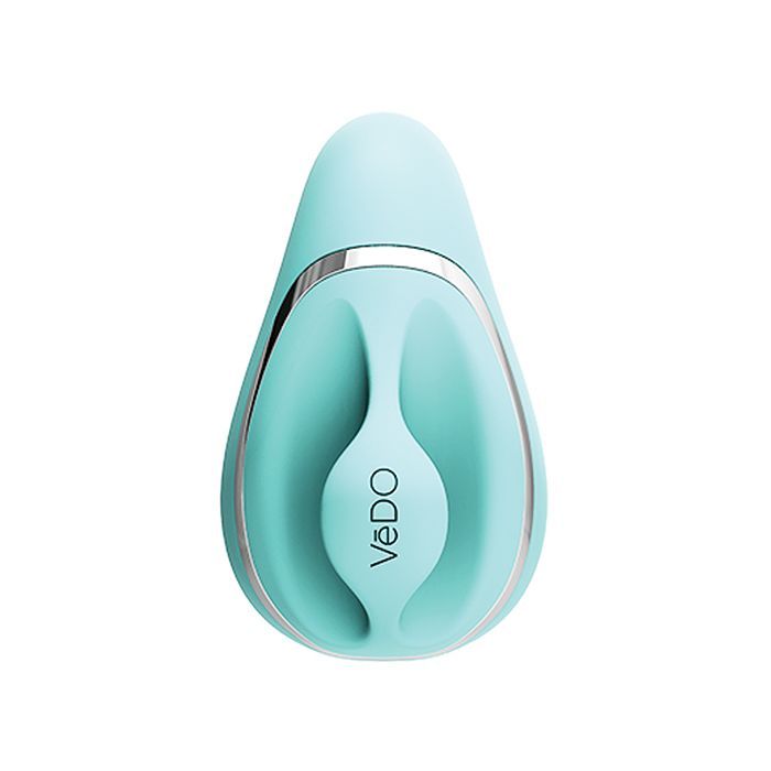 VeDO Suki Rechargeable Vibrating Sucker – Tease Me Turquoise