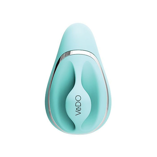 VeDO Suki Rechargeable Vibrating Sucker – Tease Me Turquoise