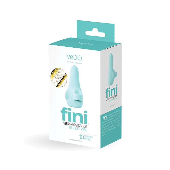 VeDO Fini Rechargeable Bullet Vibe – Turquoise