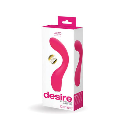 VeDo Desire Rechargeable G-Spot Vibe – Pink