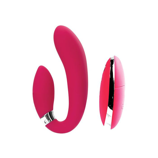 VeDO Jeni Dual Motor Vibe w/Remote – Pink