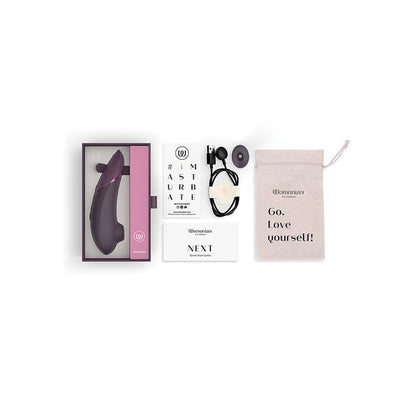 Womanizer Next 3D Climax Control Pleasure Air – Dark Purple
