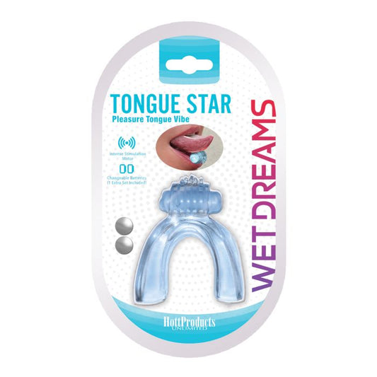 Wet Dreams Tongue Star Vibe - Clear