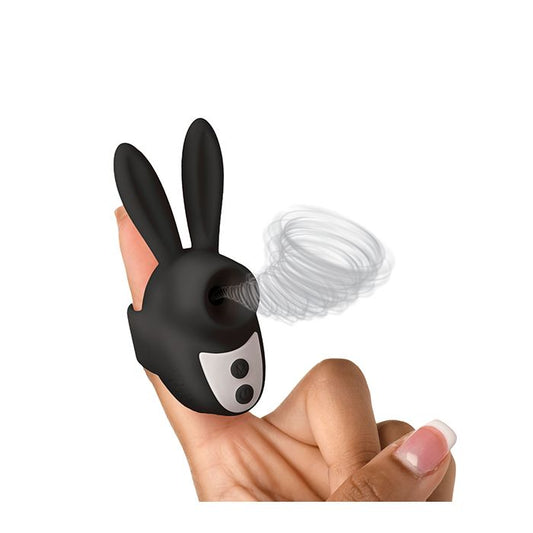 SheGasm Sucky Bunny Clit Stimulator – Black