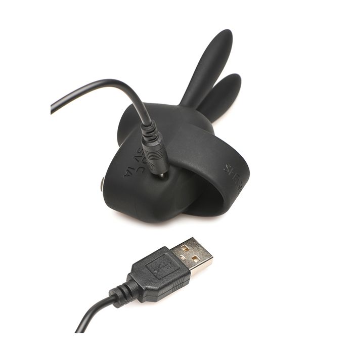 SheGasm Sucky Bunny Clit Stimulator – Black
