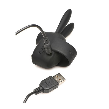 SheGasm Sucky Bunny Clit Stimulator – Black